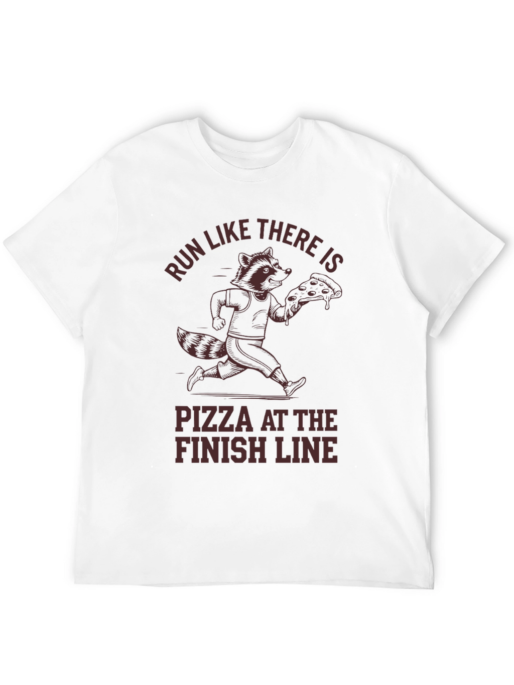 Run for Pizza Graphic T-Shirt