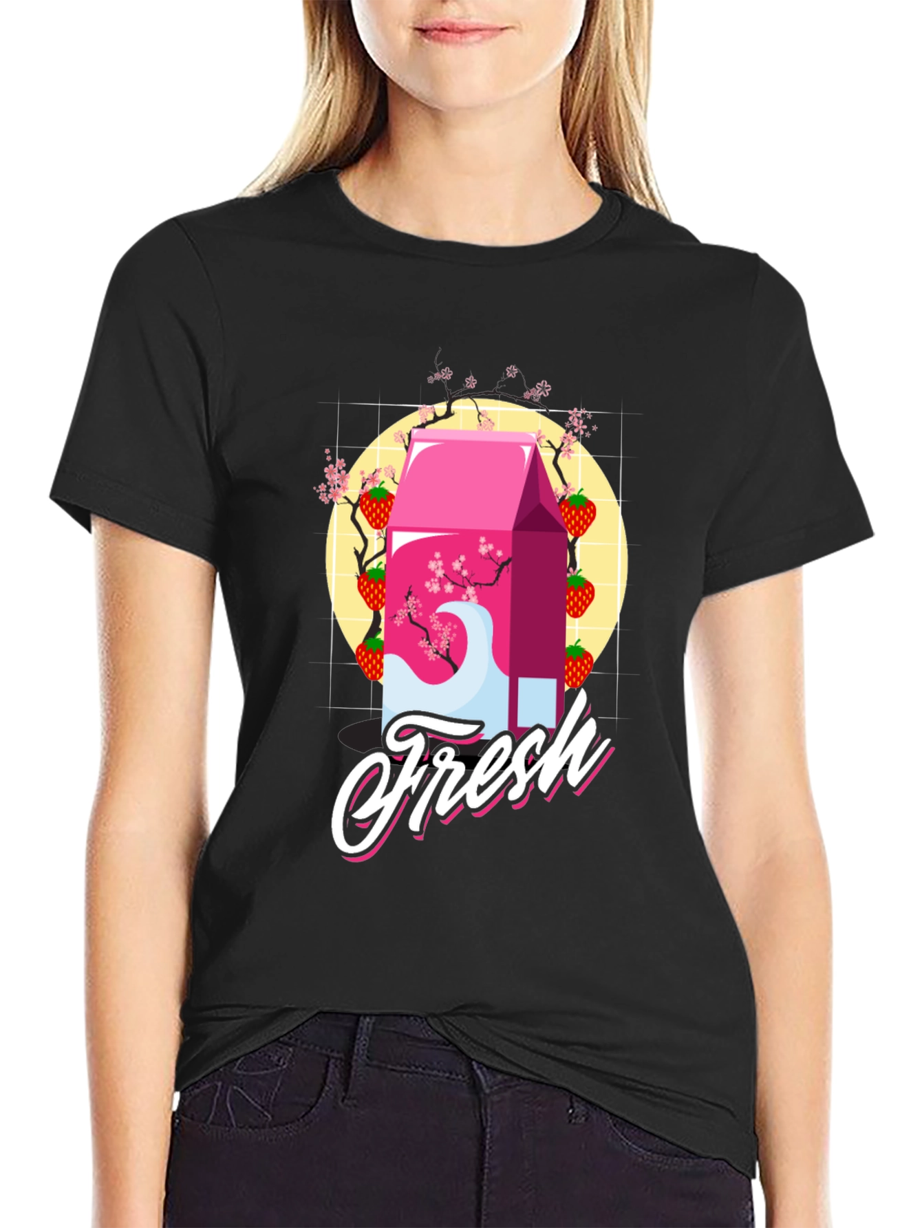 Strawberry Milk Fresh Graphic Tee
