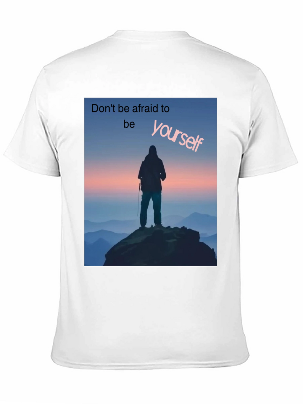 Be Yourself Graphic Tee - Black