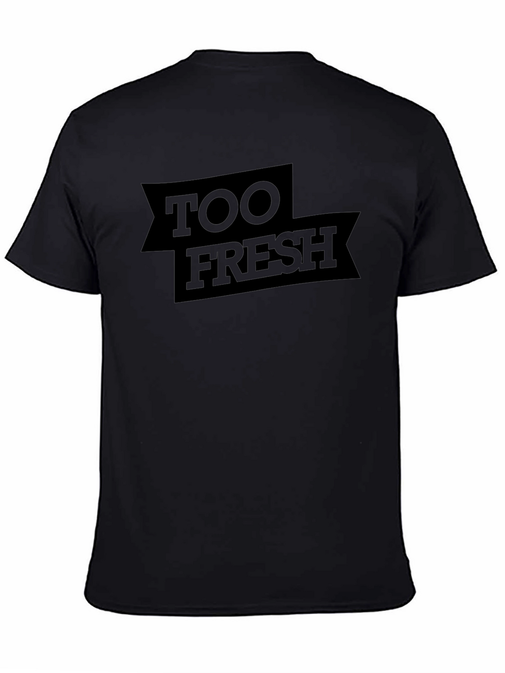 Too Fresh Graphic Tee - Mens Casual Black Shirt