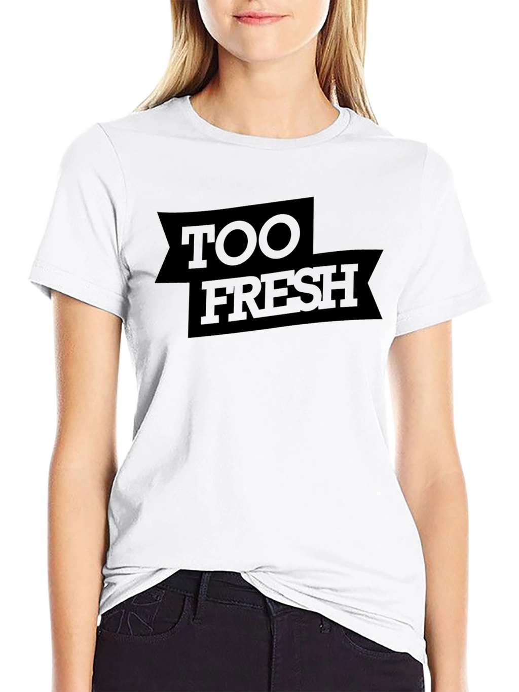 Too Fresh Graphic Tee - Mens Casual Black Shirt