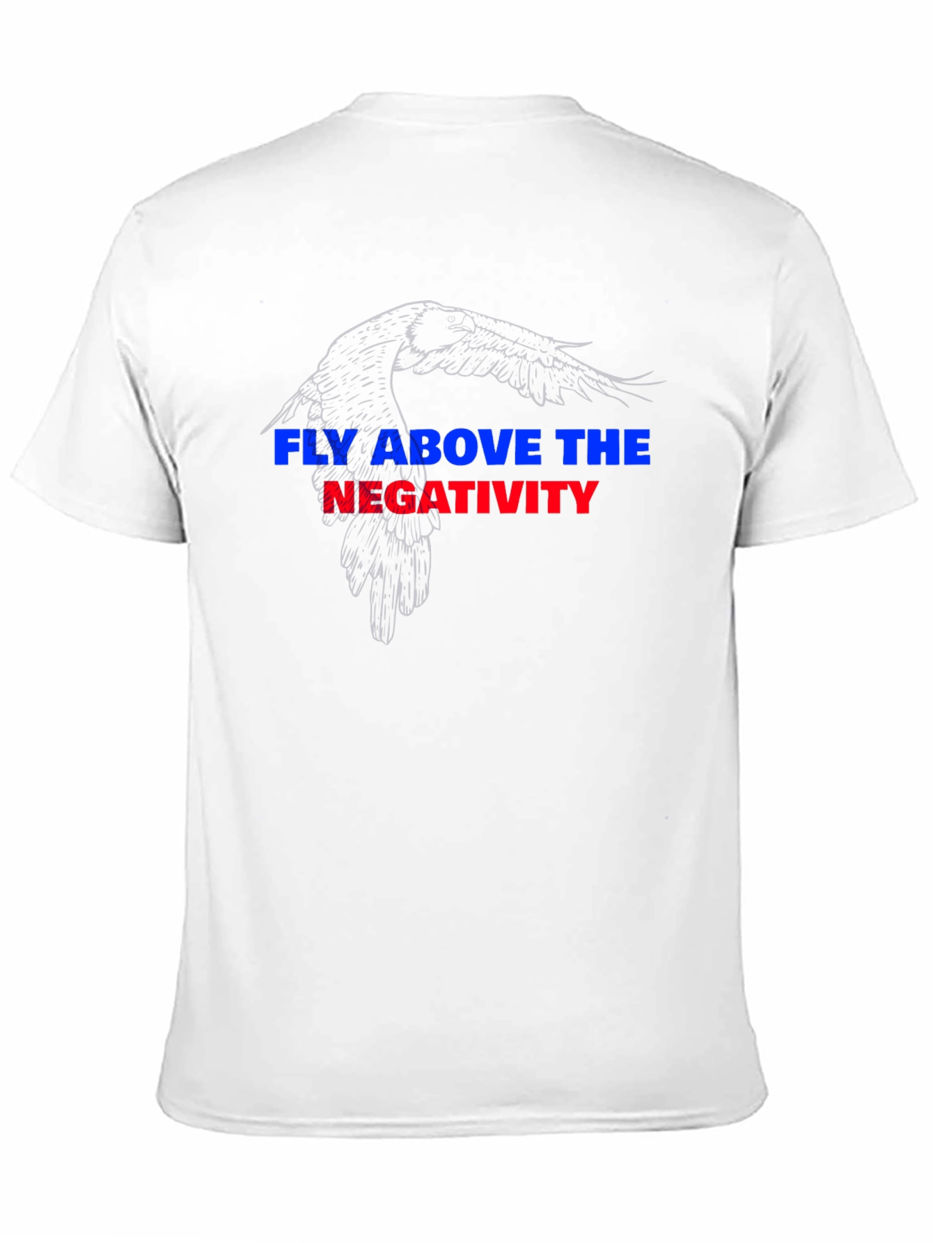 Fly Above Negativity Black Graphic Tee