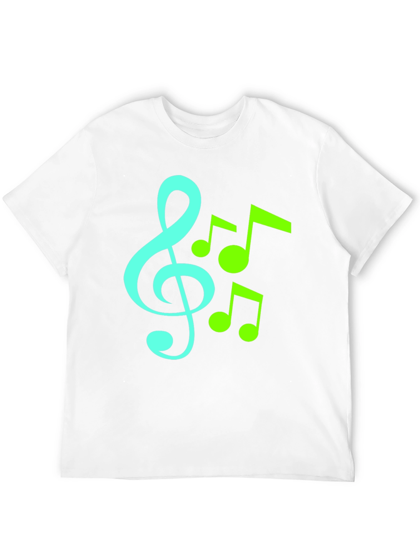 Musical Notes Graphic T-Shirt - Trendy Music Lover Tee