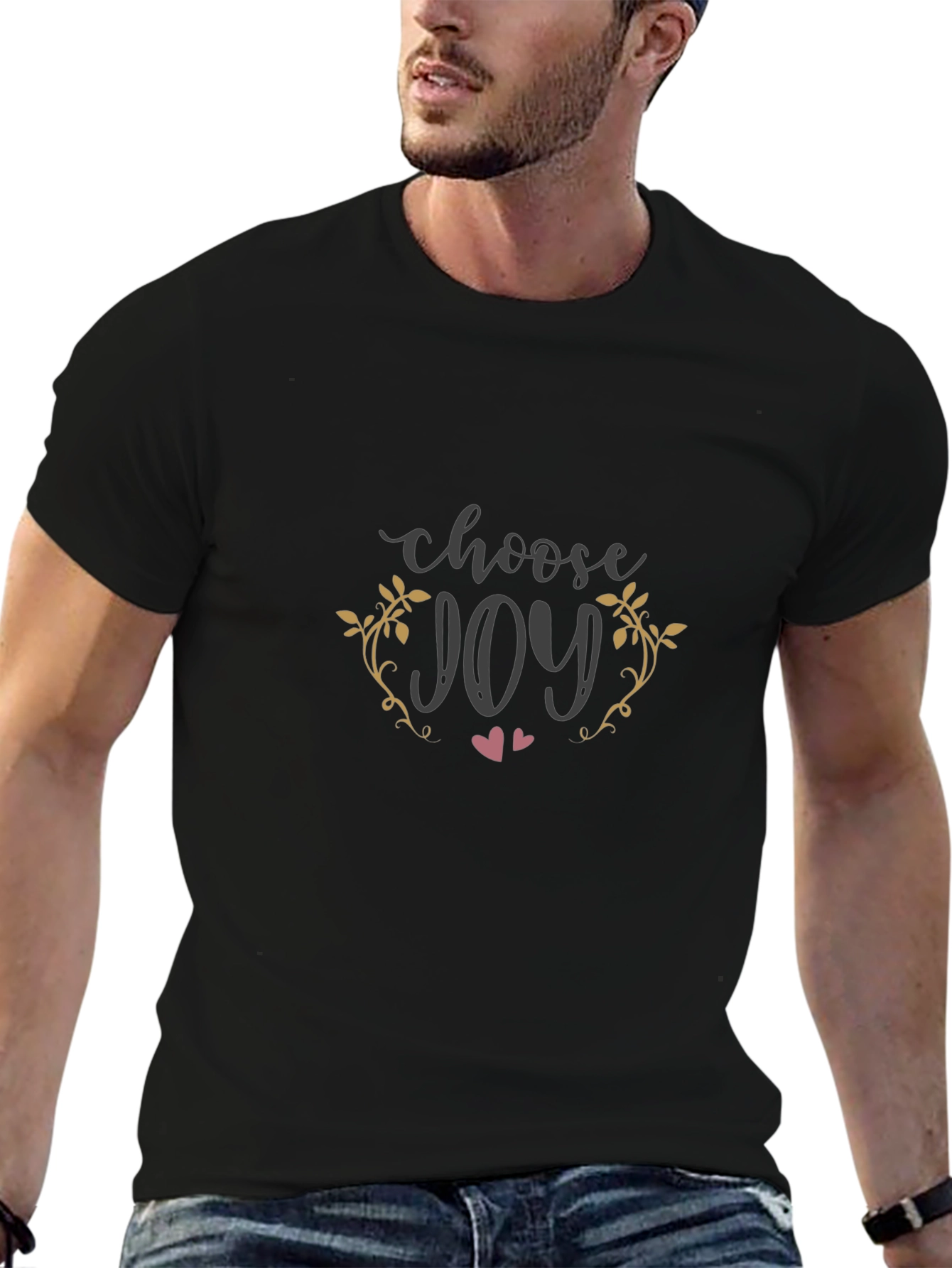 Choose Joy Graphic Tee - Stylish Comfort