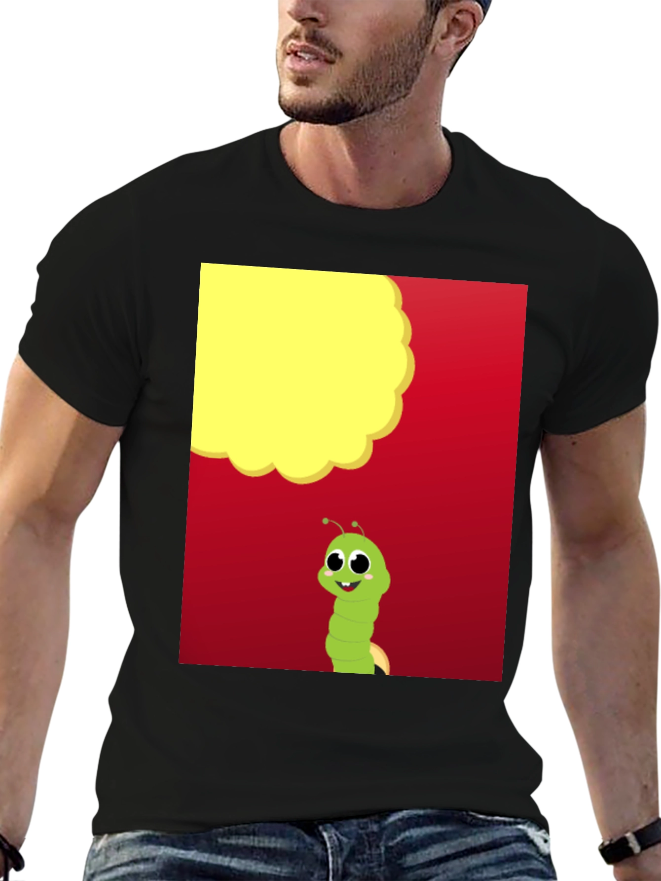 Cartoon Caterpillar T-Shirt