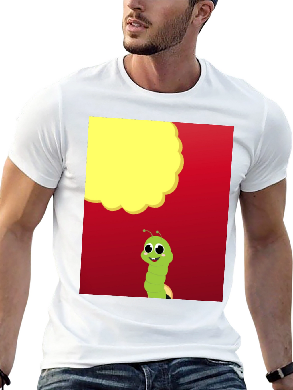 Cartoon Caterpillar T-Shirt
