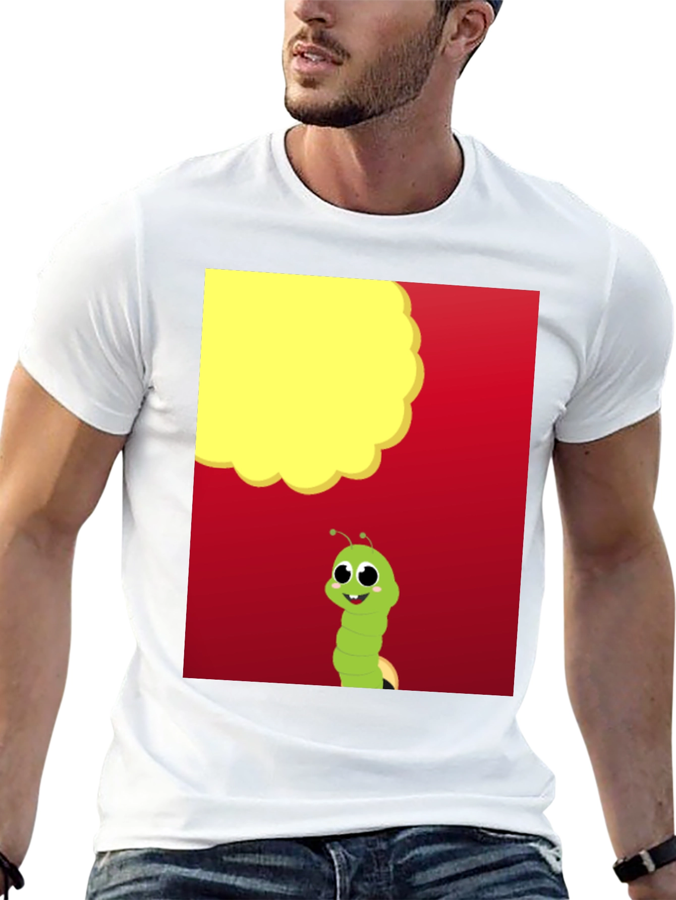 Cartoon Caterpillar T-Shirt