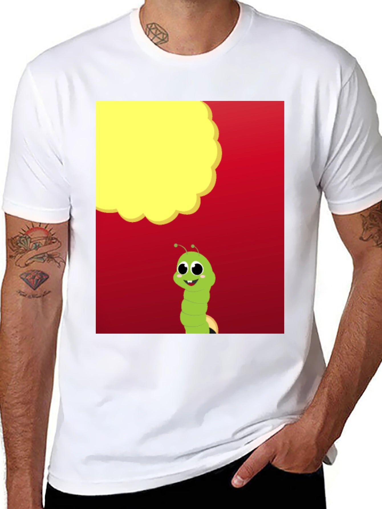 Cartoon Caterpillar T-Shirt