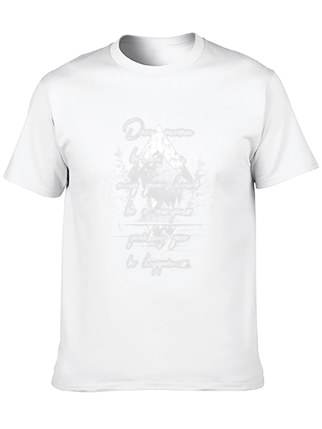 Compass Heart T-Shirt: Dear Person Behind Me Graphic Tee