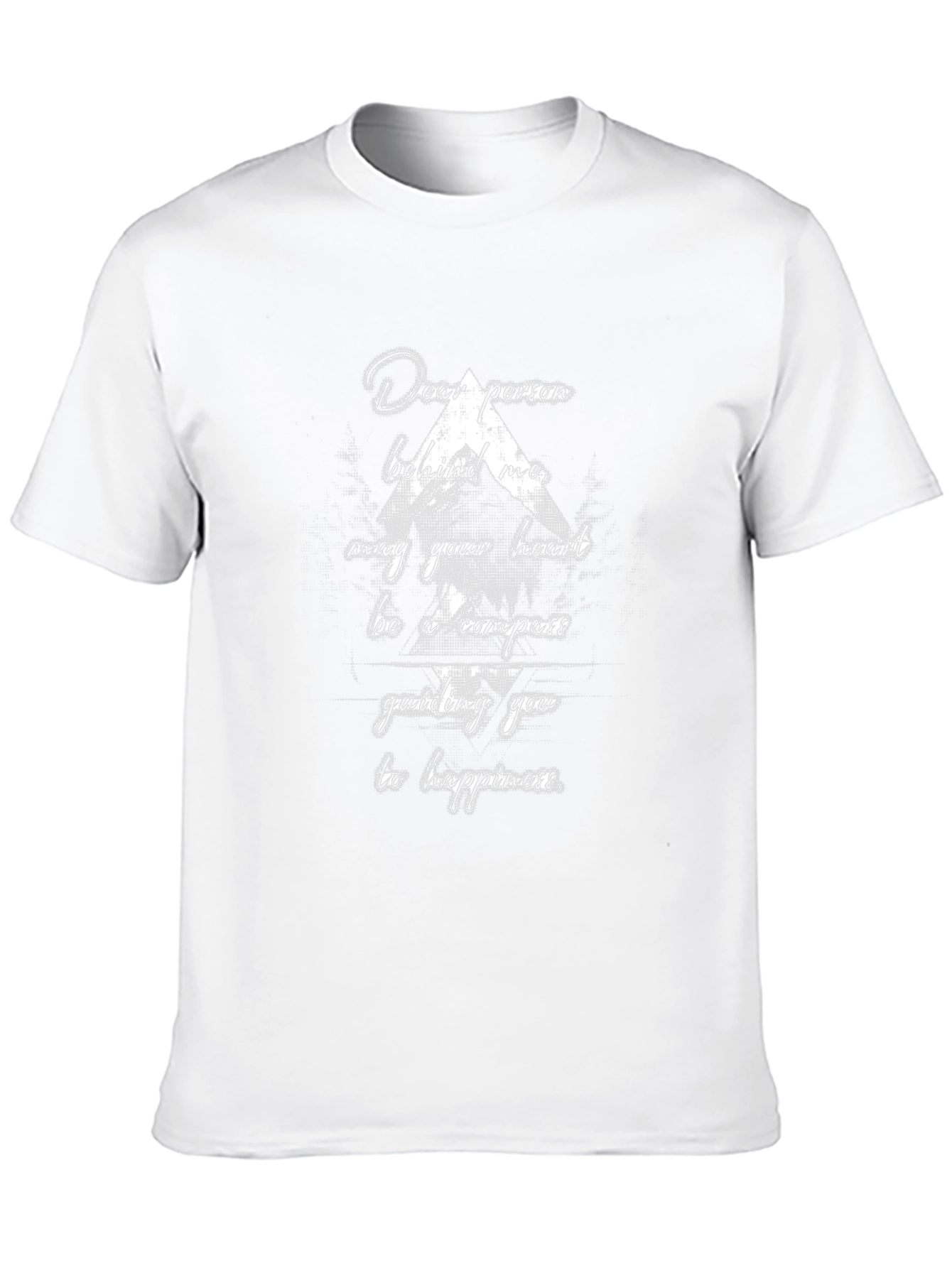Compass Heart T-Shirt: Dear Person Behind Me Graphic Tee