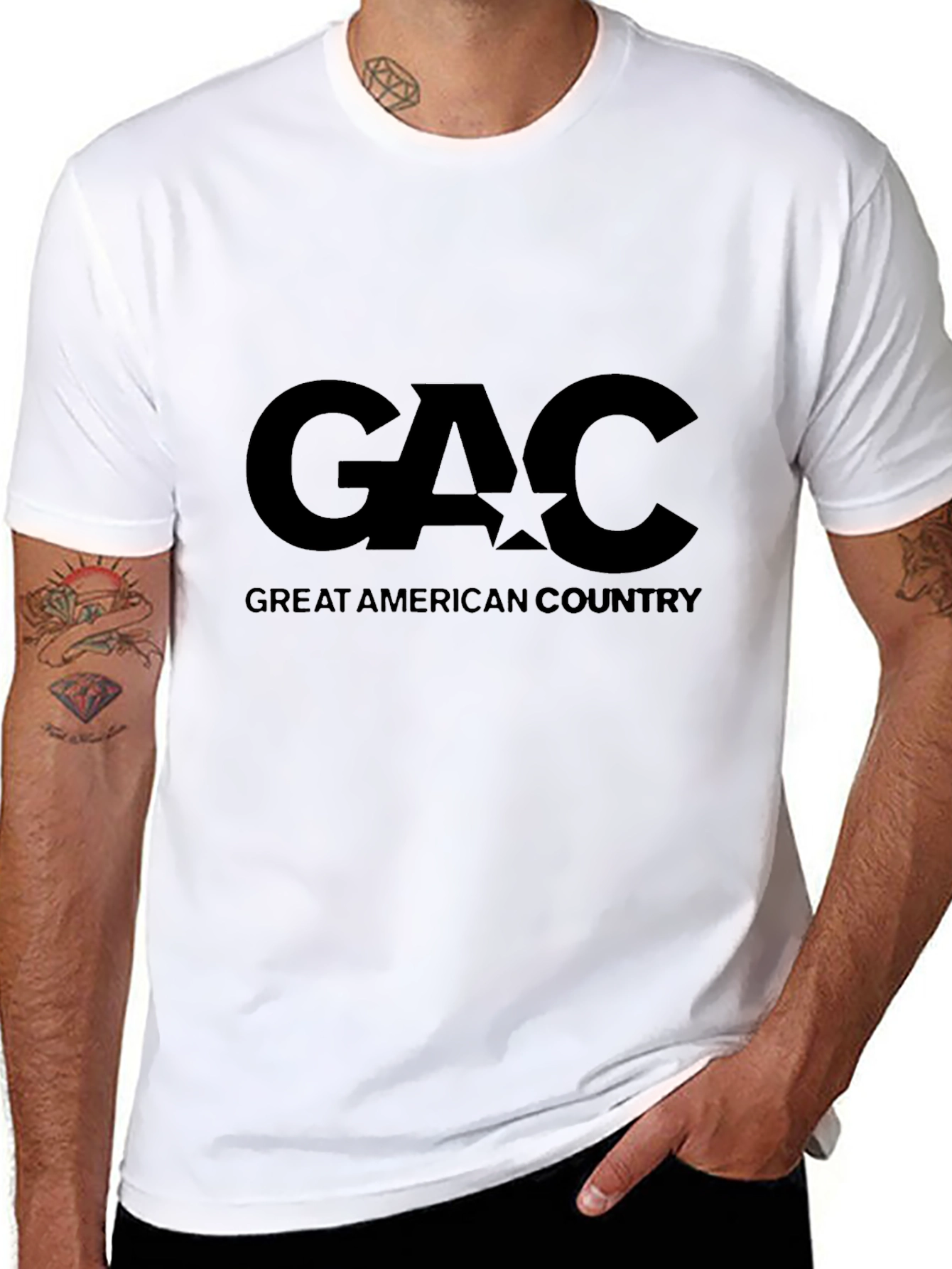 GAC Great American Country Black T-Shirt
