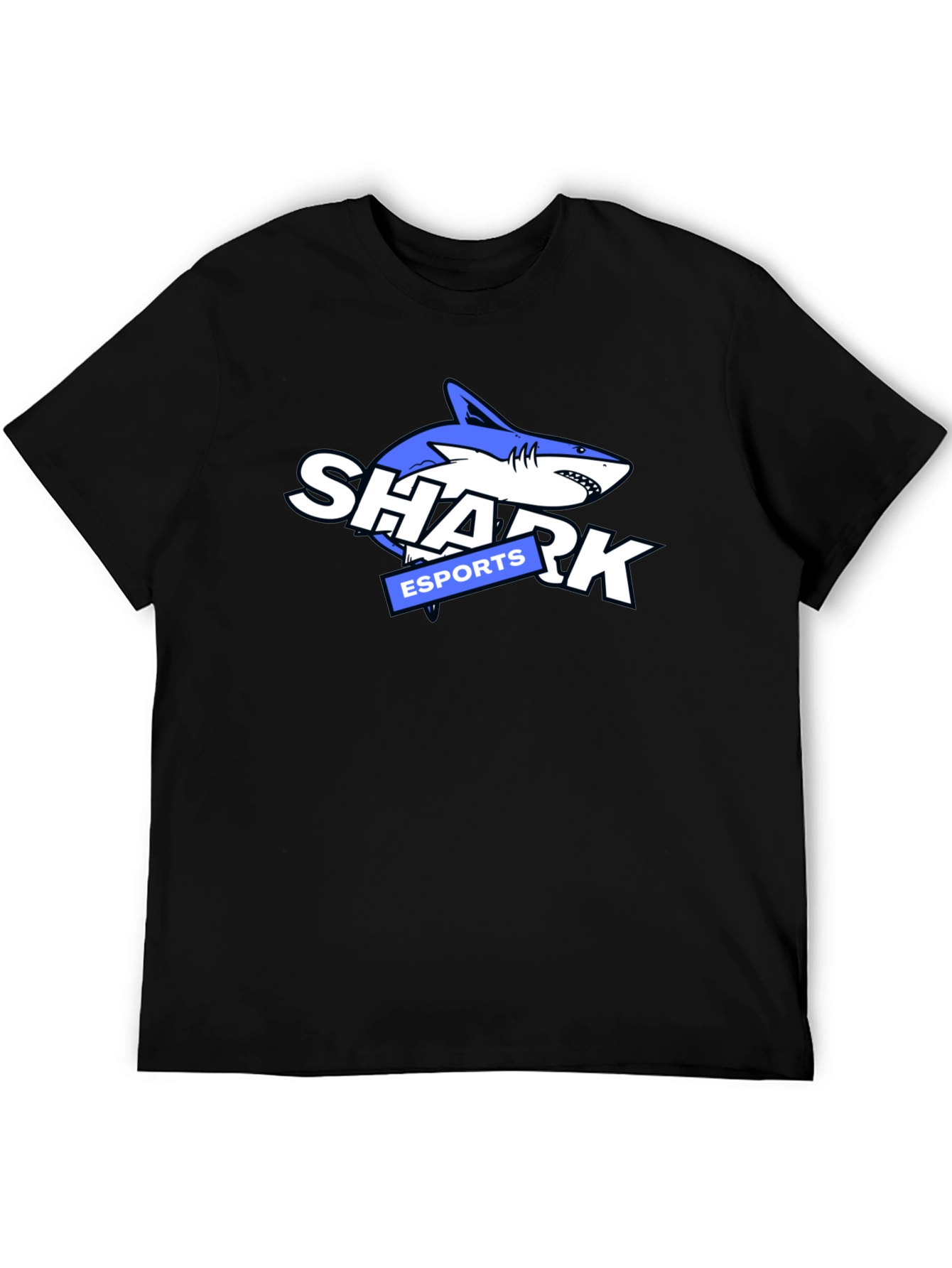 Shark Esports Graphic Tee - Black Cotton T-Shirt