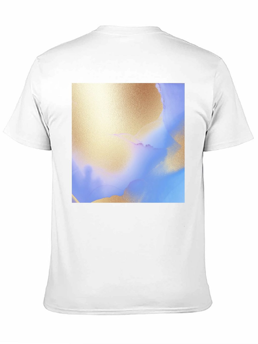 Abstract Art Print Black T-Shirt