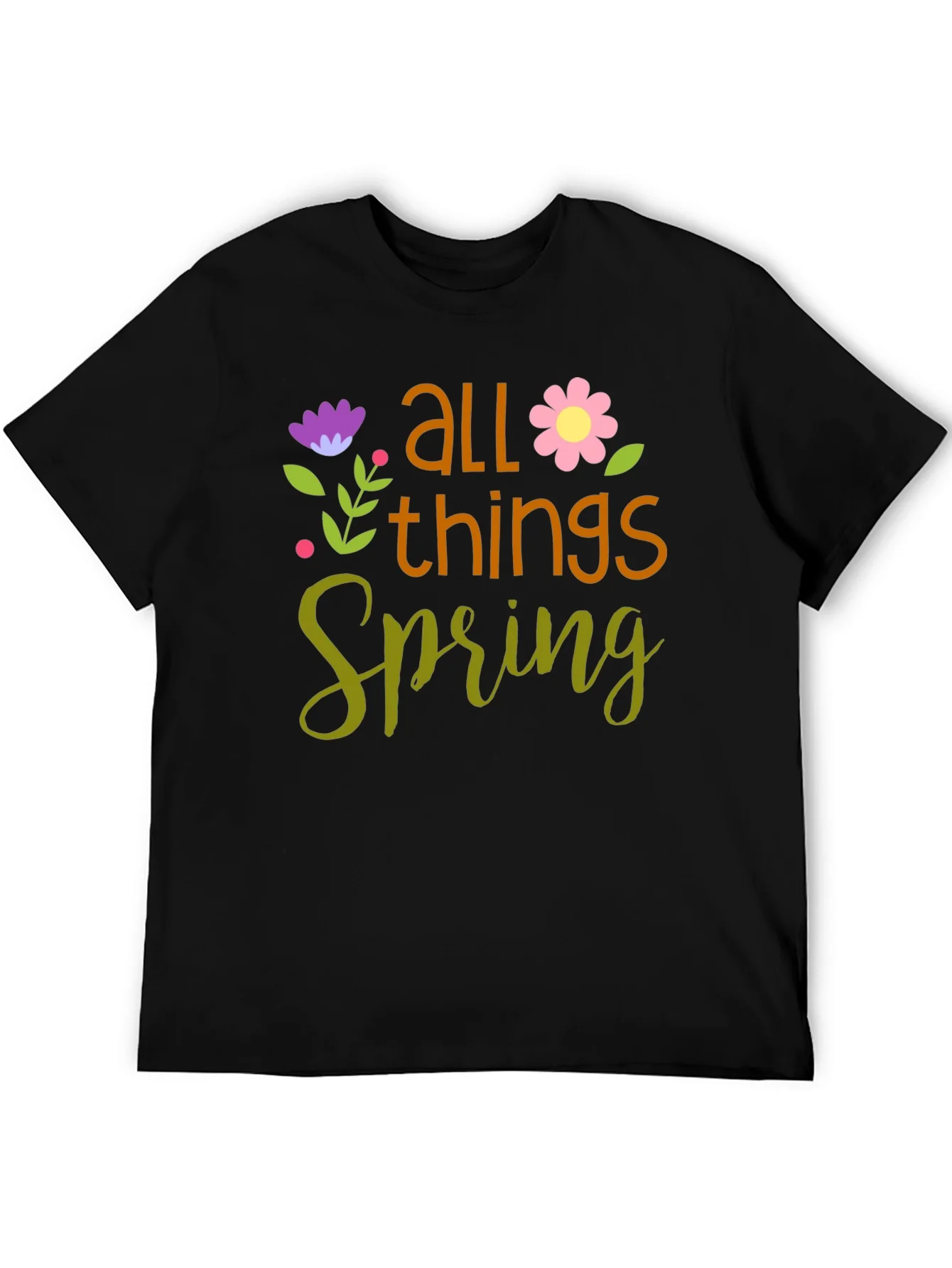 All Things Spring T-Shirt - Floral Design