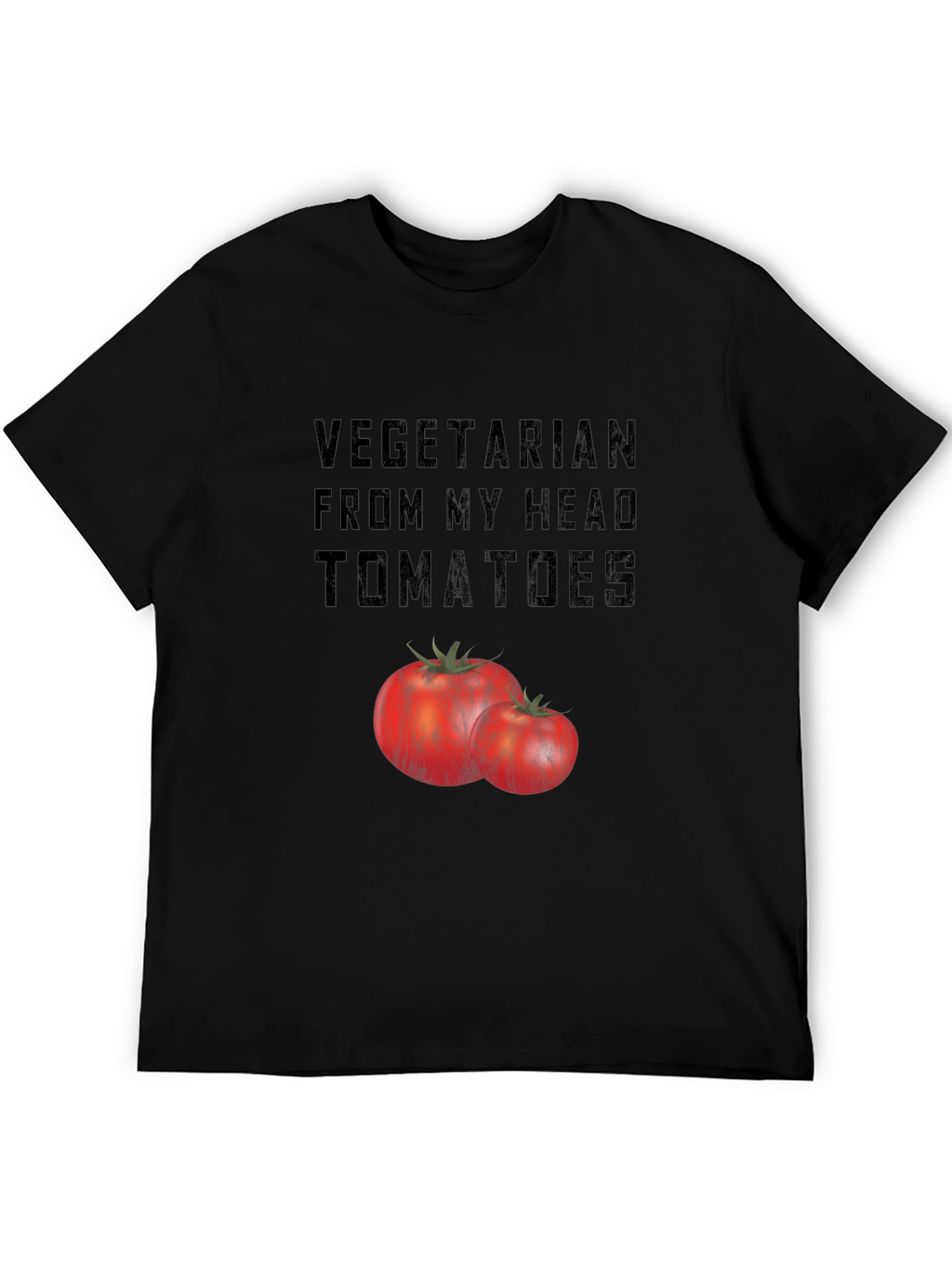 Vegetarian Tomato Graphic T-Shirt