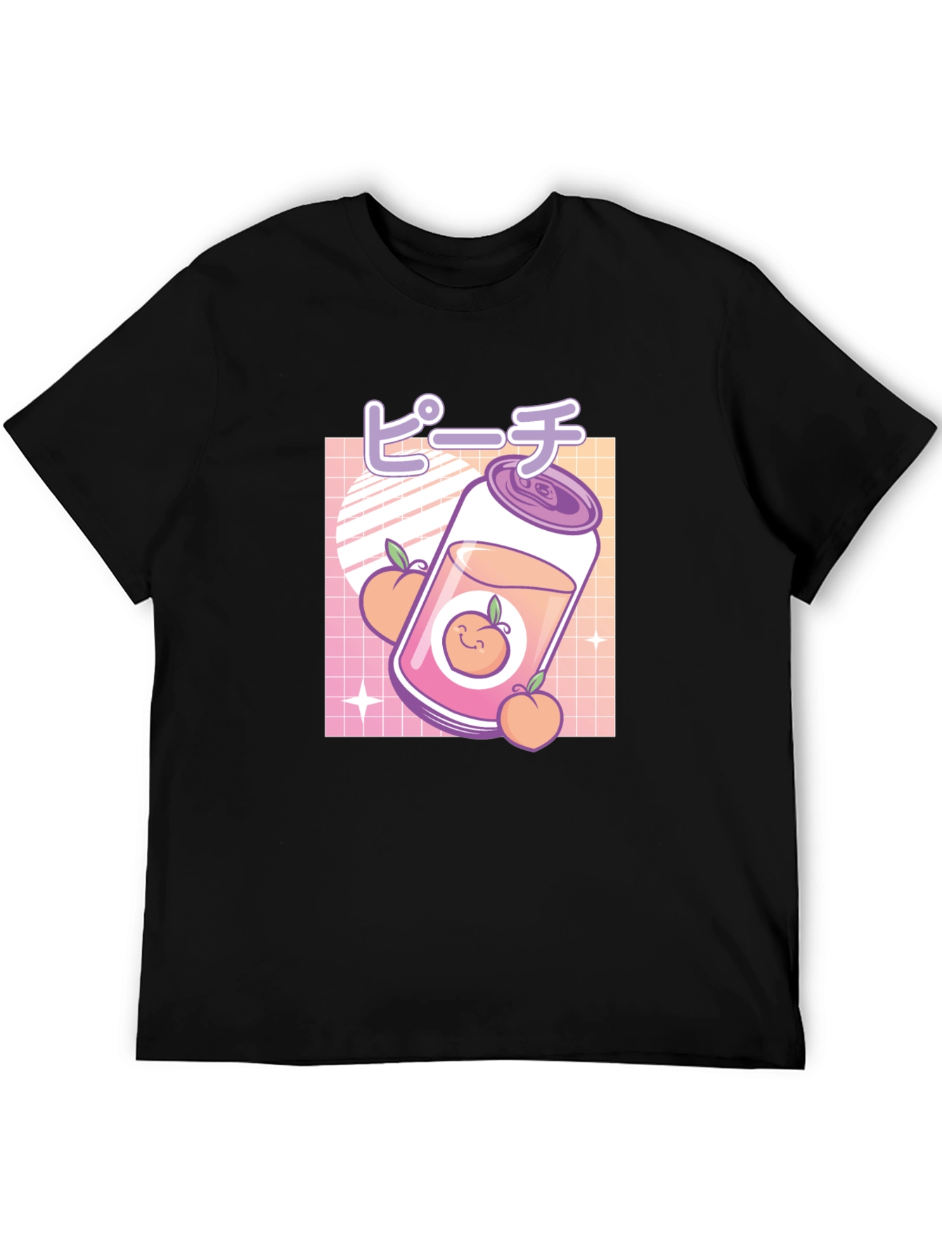 Peach Aesthetic Graphic Tee - Kawaii Style