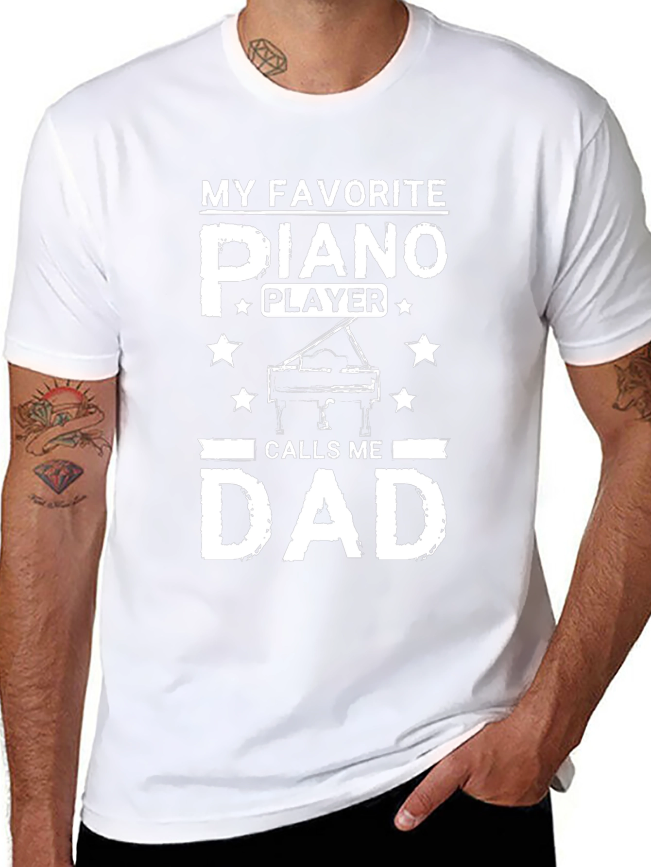 My Favorite Piano Player Calls Me Dad T-Shirt