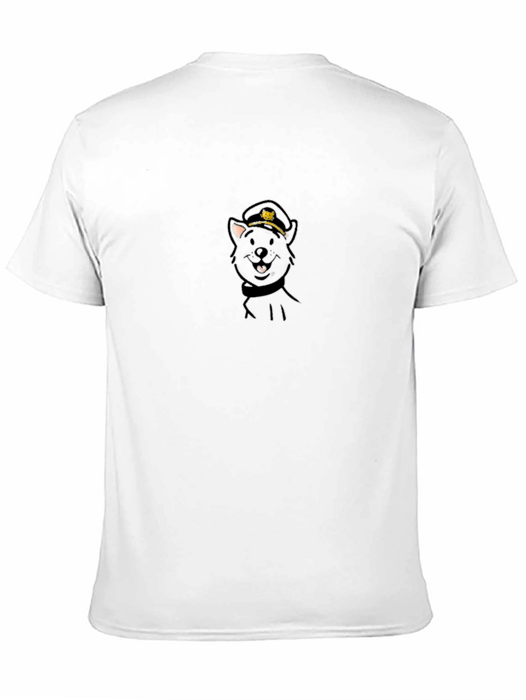 Cool Cat Captain Black T-Shirt