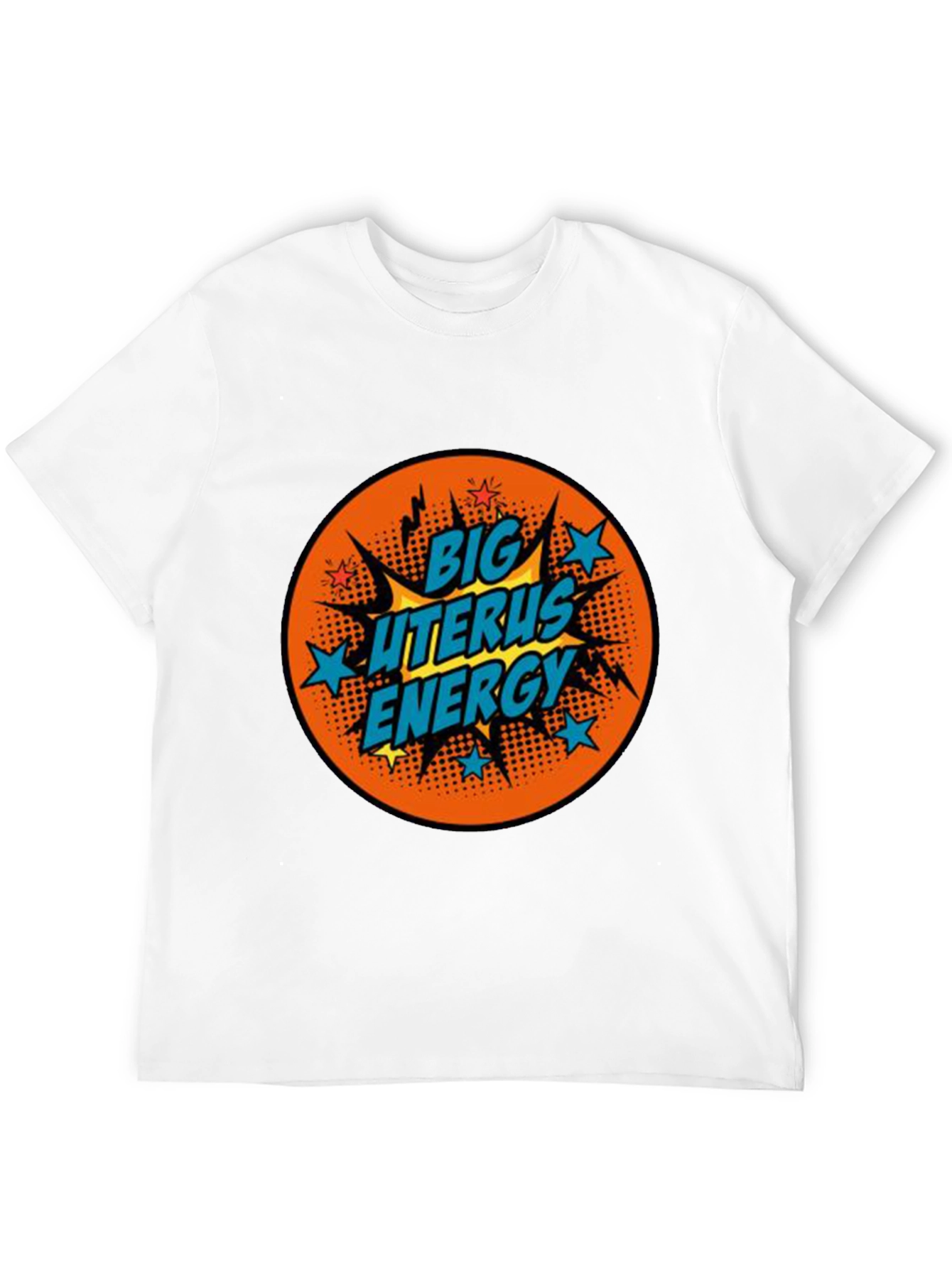 Big Uterus Energy T-Shirt - Black