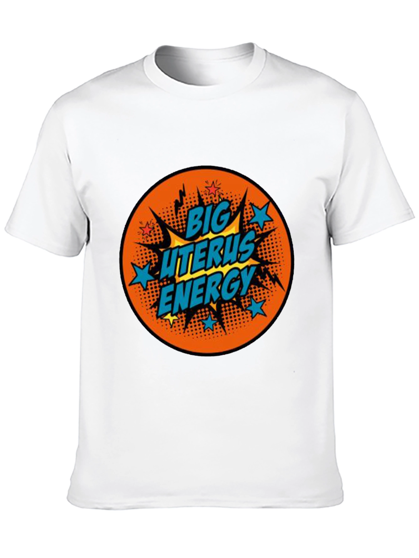 Big Uterus Energy T-Shirt - Black