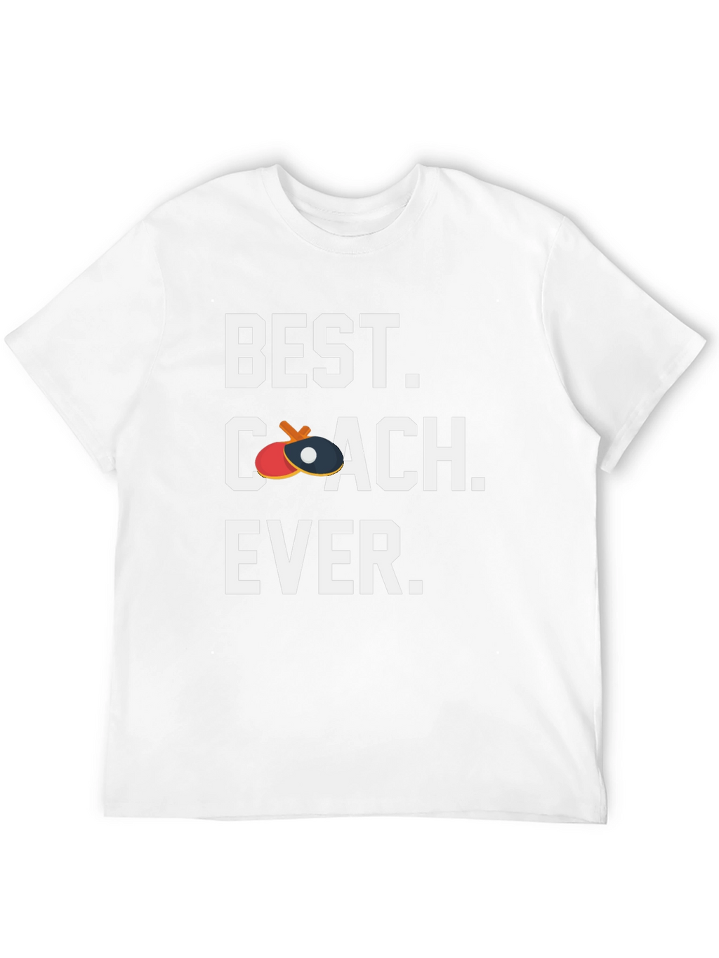 Best Coach Ever T-Shirt - Table Tennis Ping Pong