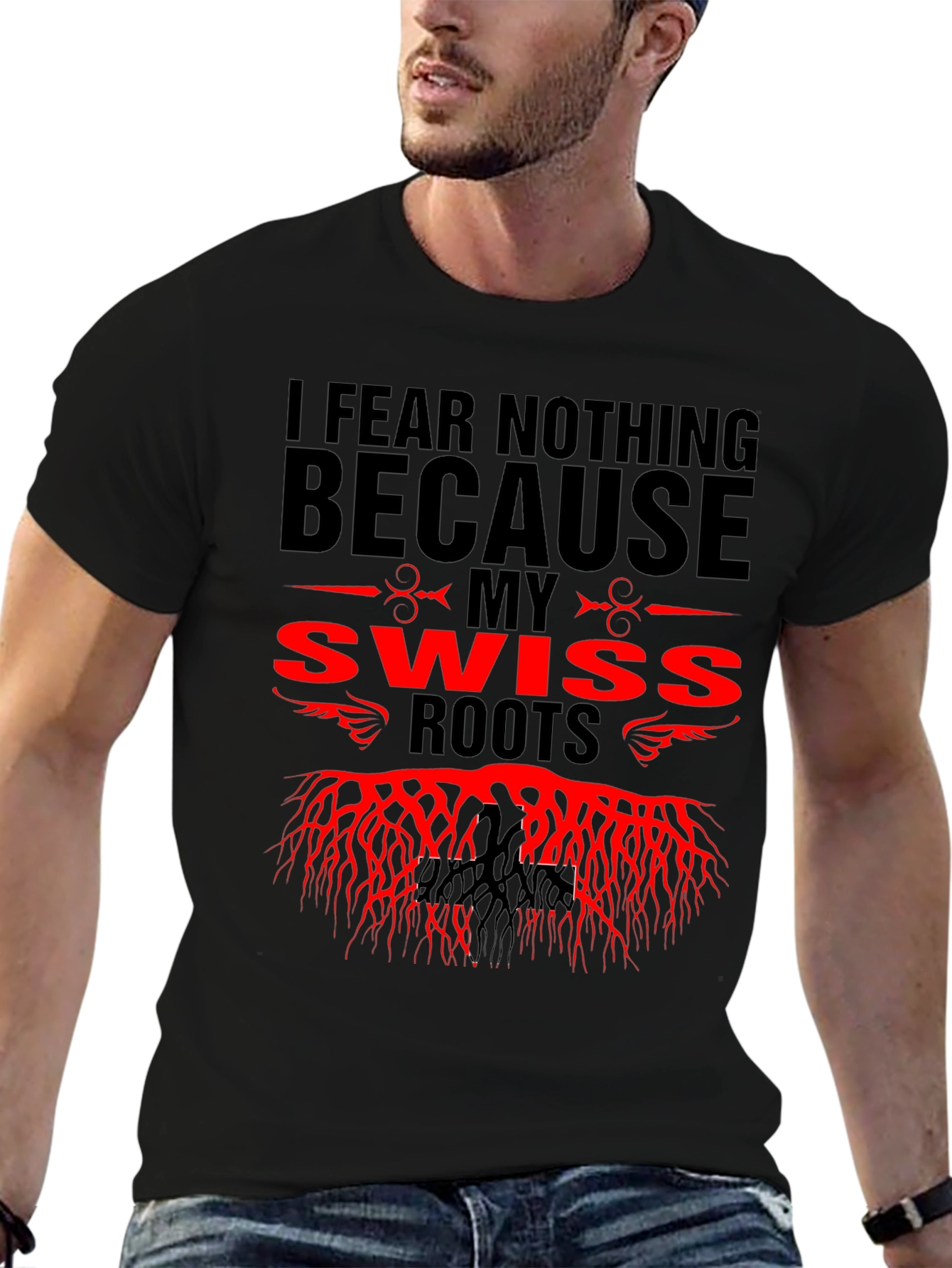 Swiss Roots Graphic Tee - I Fear Nothing