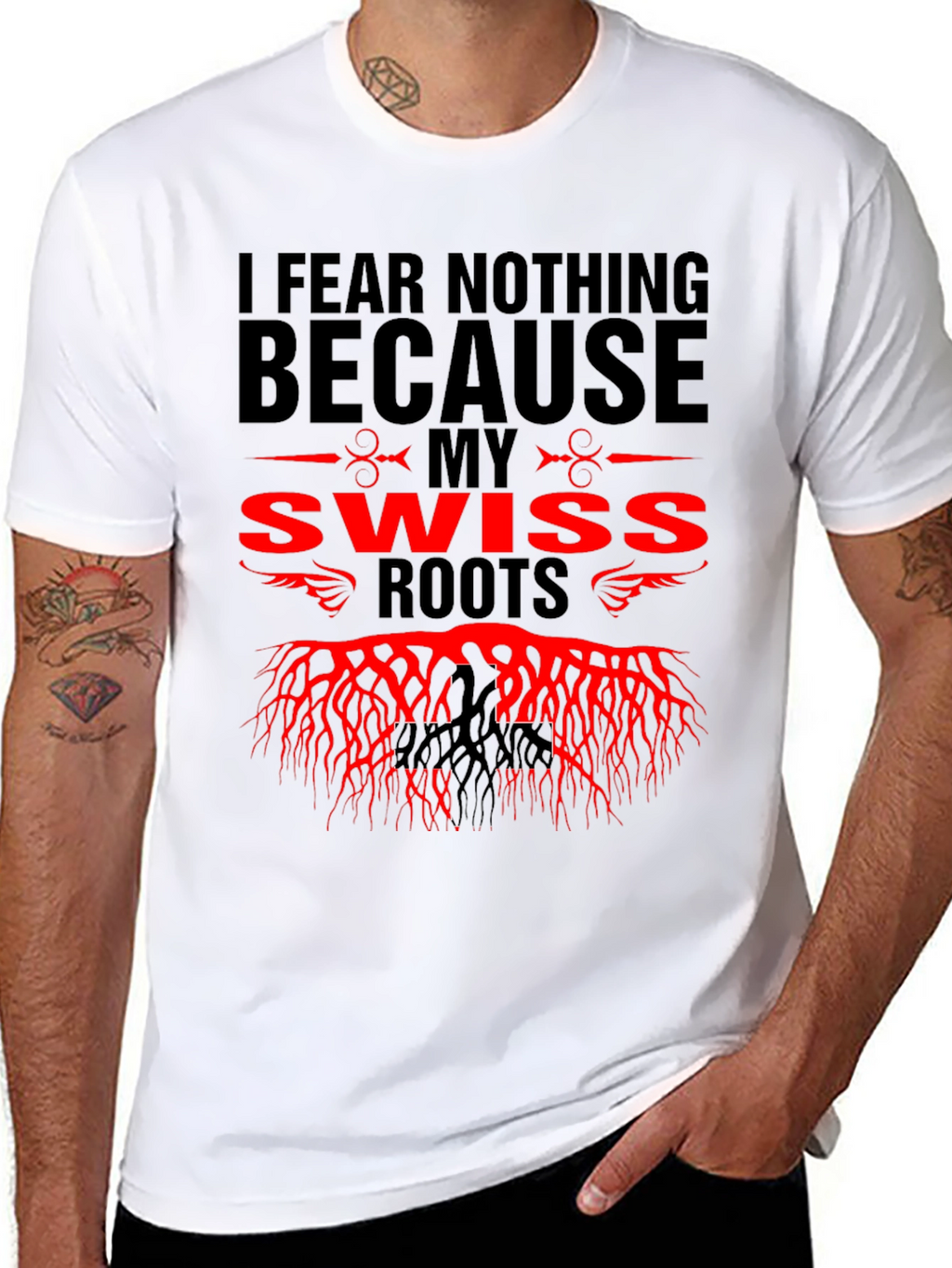 Swiss Roots Graphic Tee - I Fear Nothing