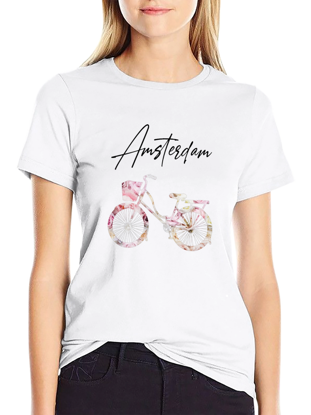 Amsterdam Bike Graphic T-Shirt