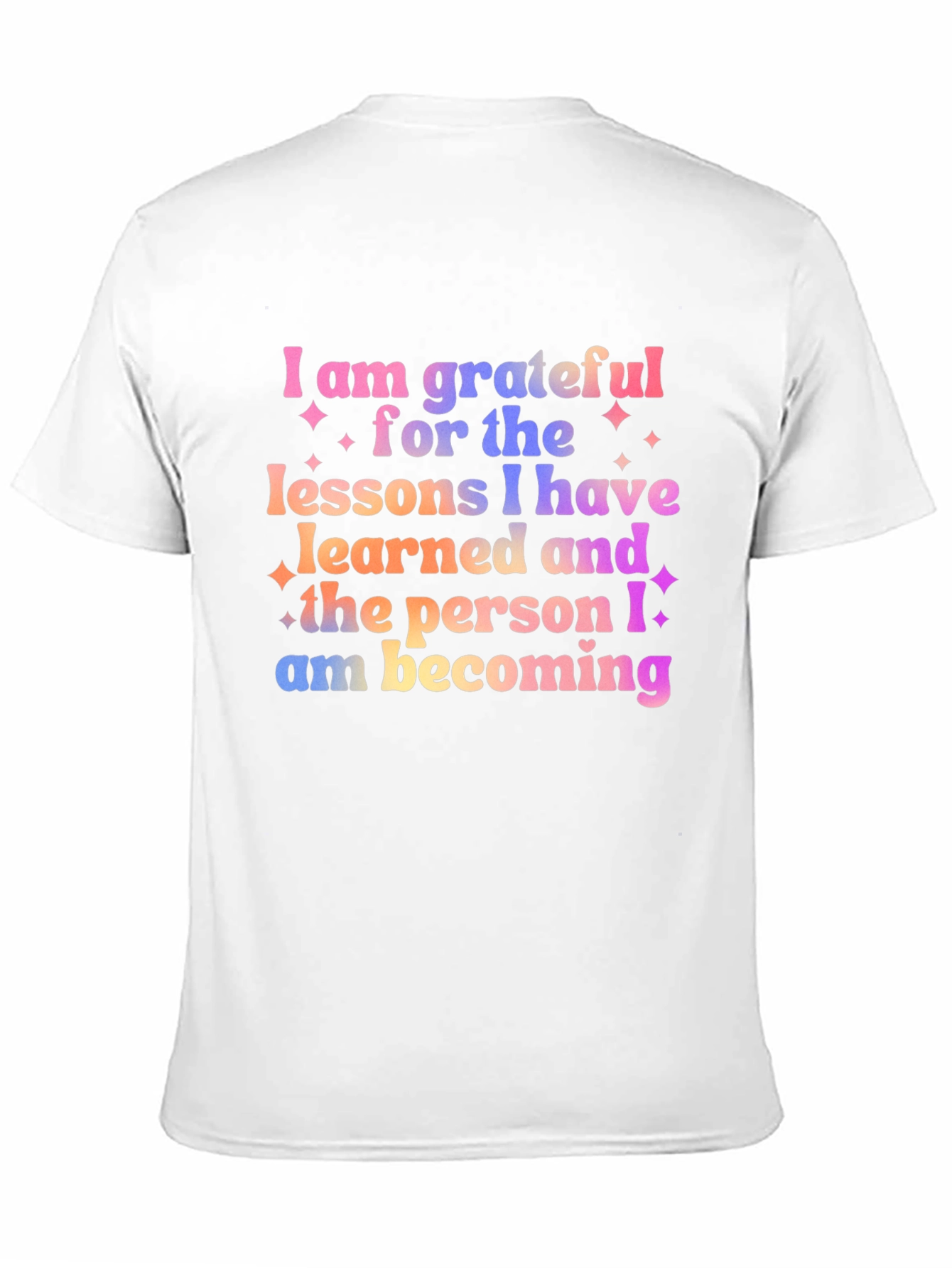 Grateful Lessons Graphic Tee - Motivational Shirt