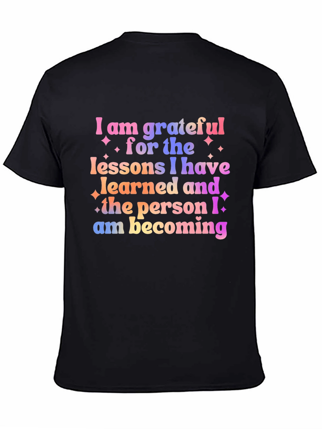 Grateful Lessons Graphic Tee - Motivational Shirt