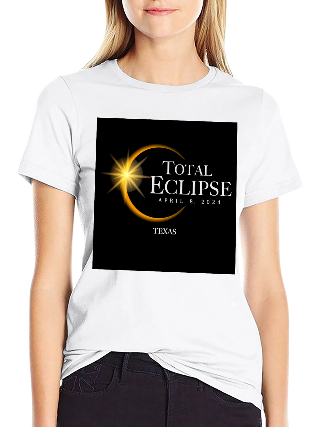 Total Eclipse April 8 2024 Texas T-Shirt