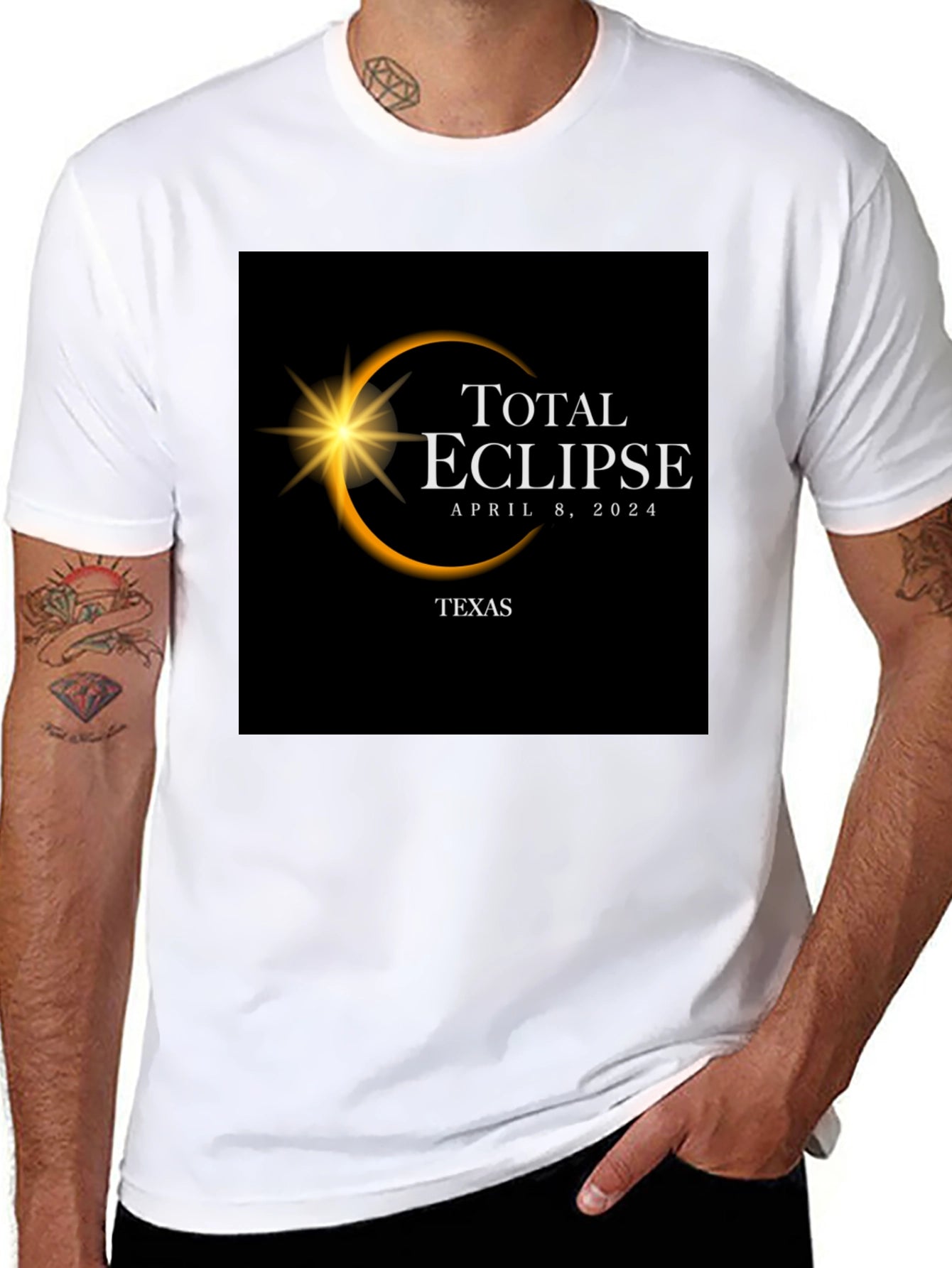 Total Eclipse April 8 2024 Texas T-Shirt