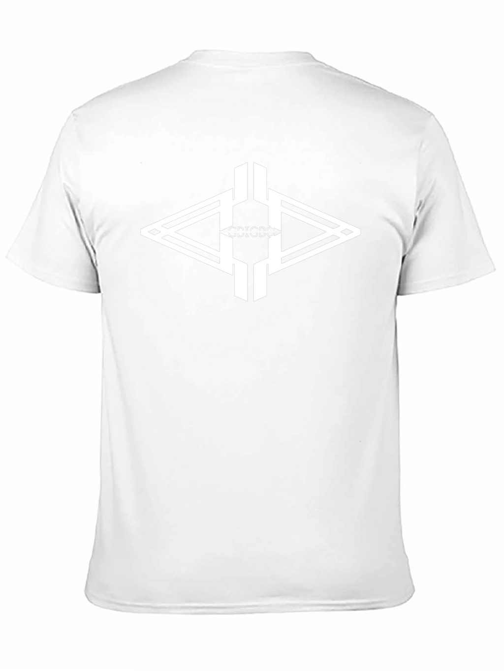 Geometric Graphic Tee - Modern Design Black T-Shirt