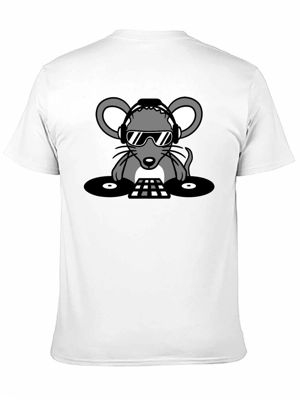 DJ Mouse Graphic Tee - Cool Party Vibes!