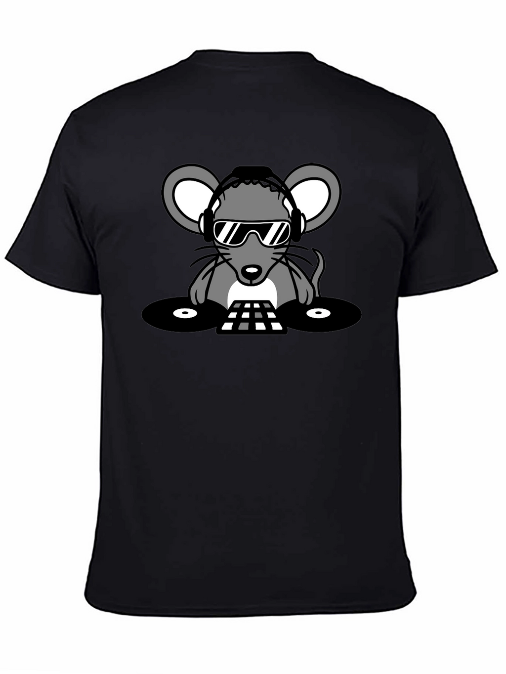DJ Mouse Graphic Tee - Cool Party Vibes!