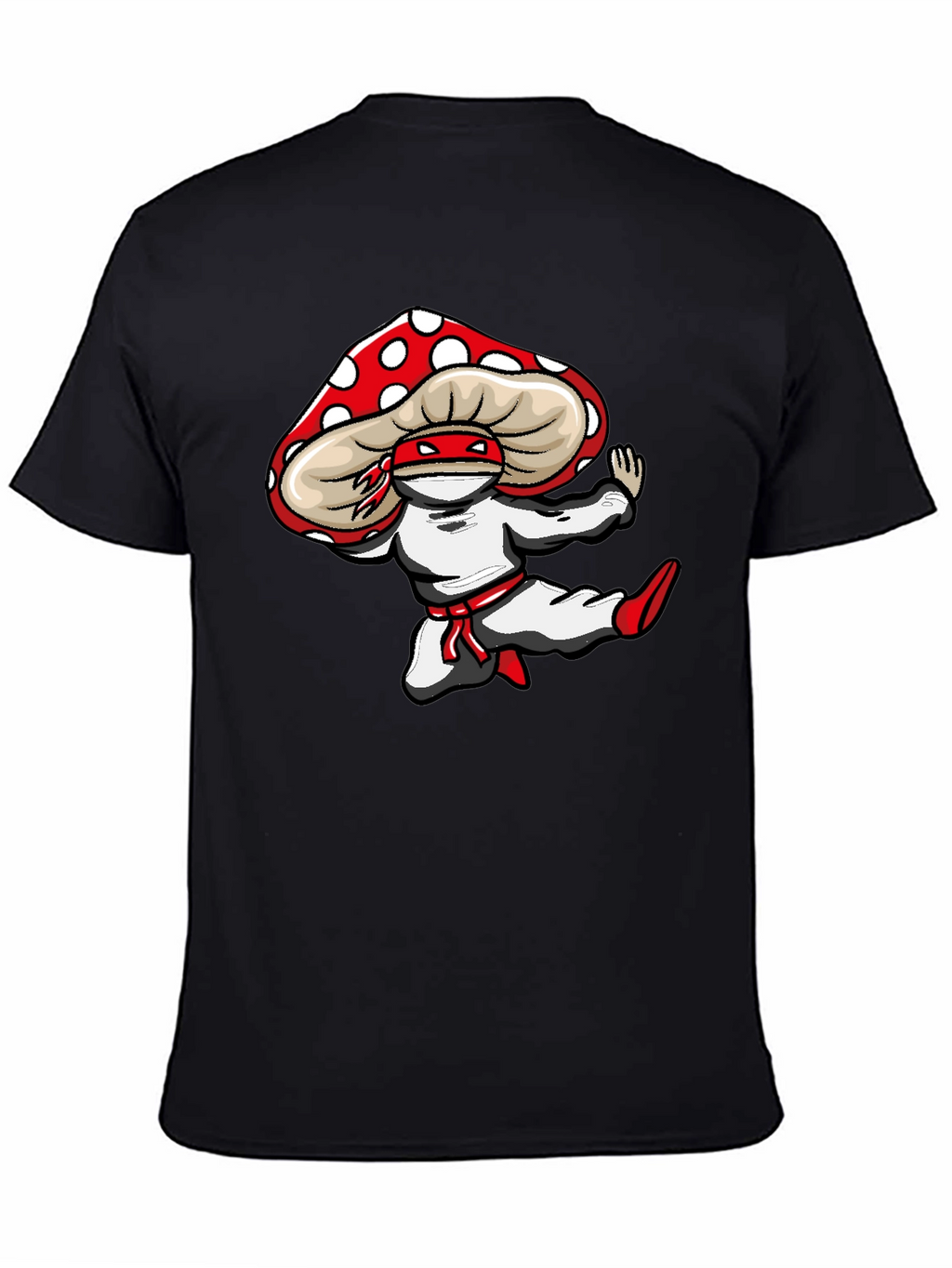 Mushroom Ninja T-Shirt - Fun Graphic Tee