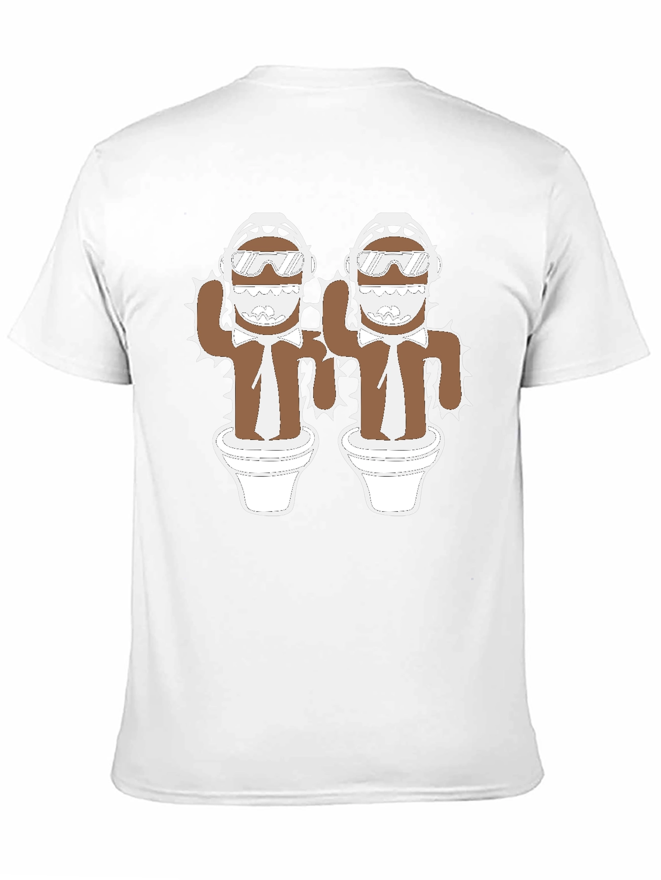 Cactus Bros Black T-Shirt - Unique Graphic Tee