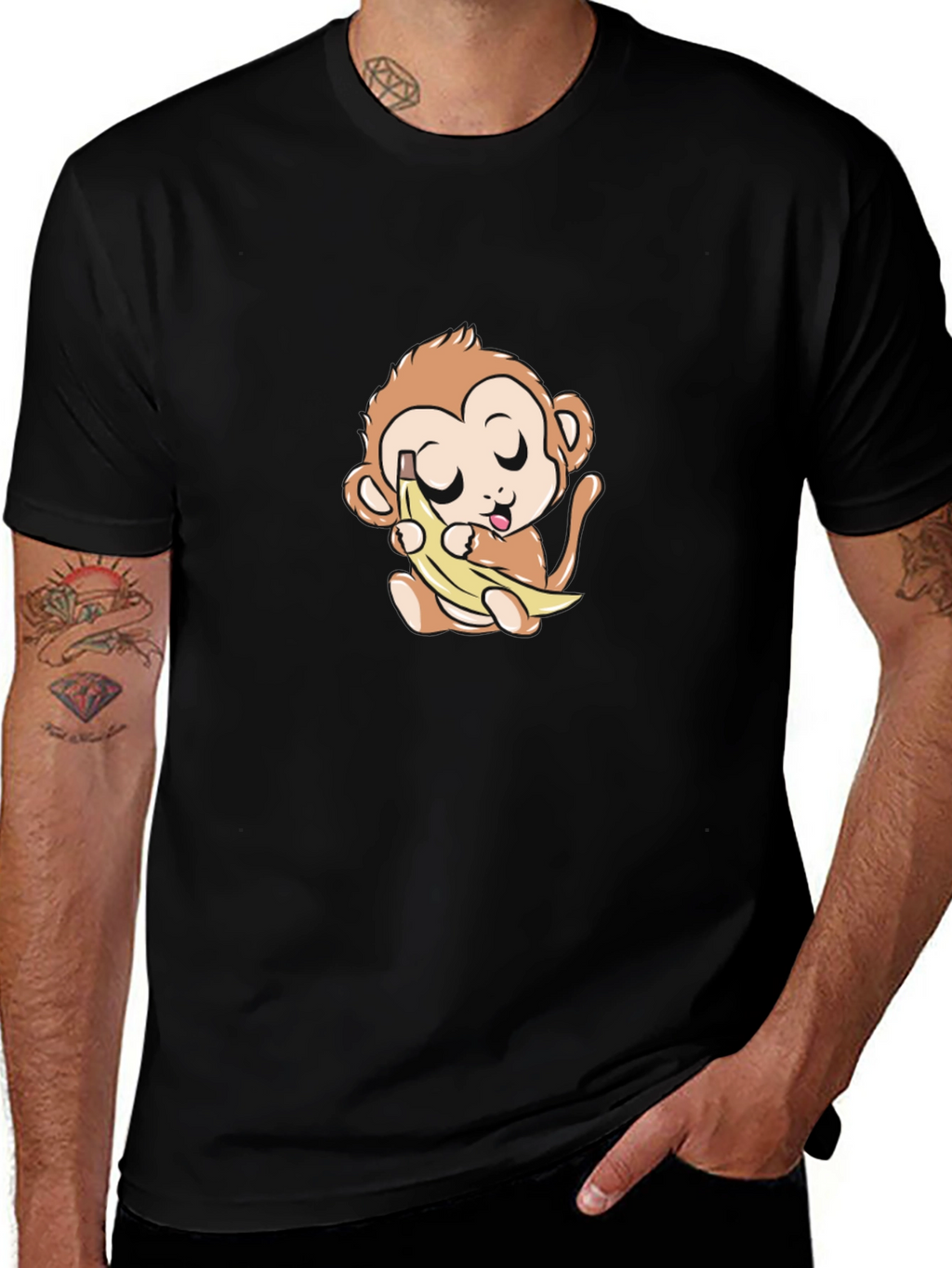 Monkey Banana Graphic Tee - Relaxed Fit