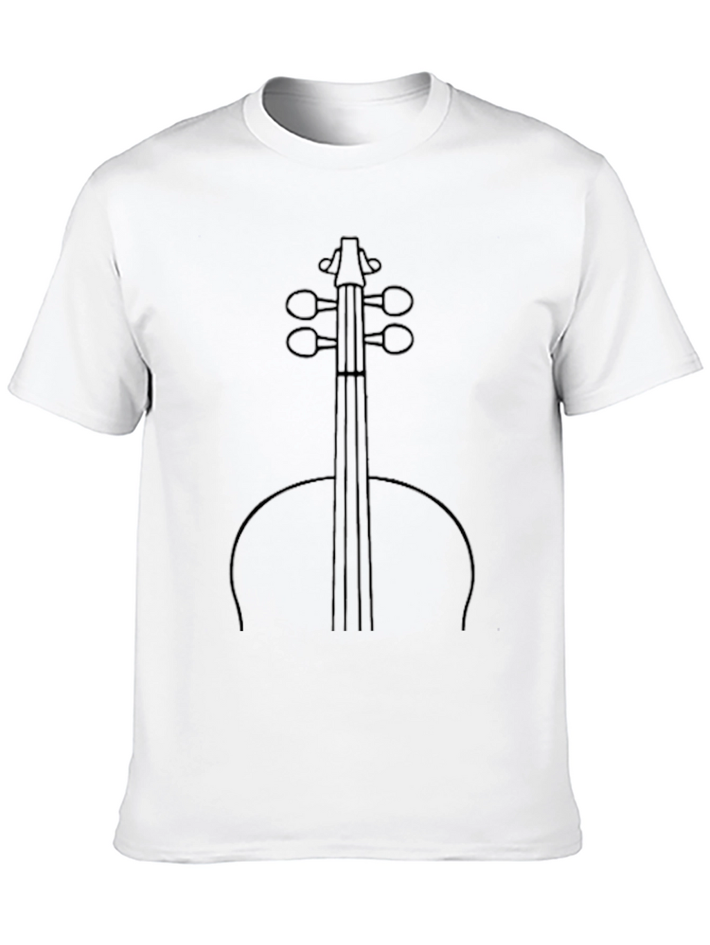 Cello Graphic Tee - Musical Instrument Shirt