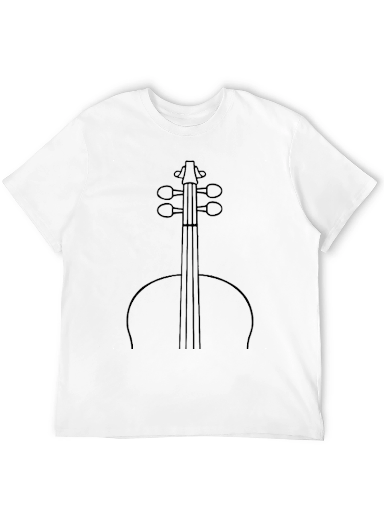 Cello Graphic Tee - Musical Instrument Shirt