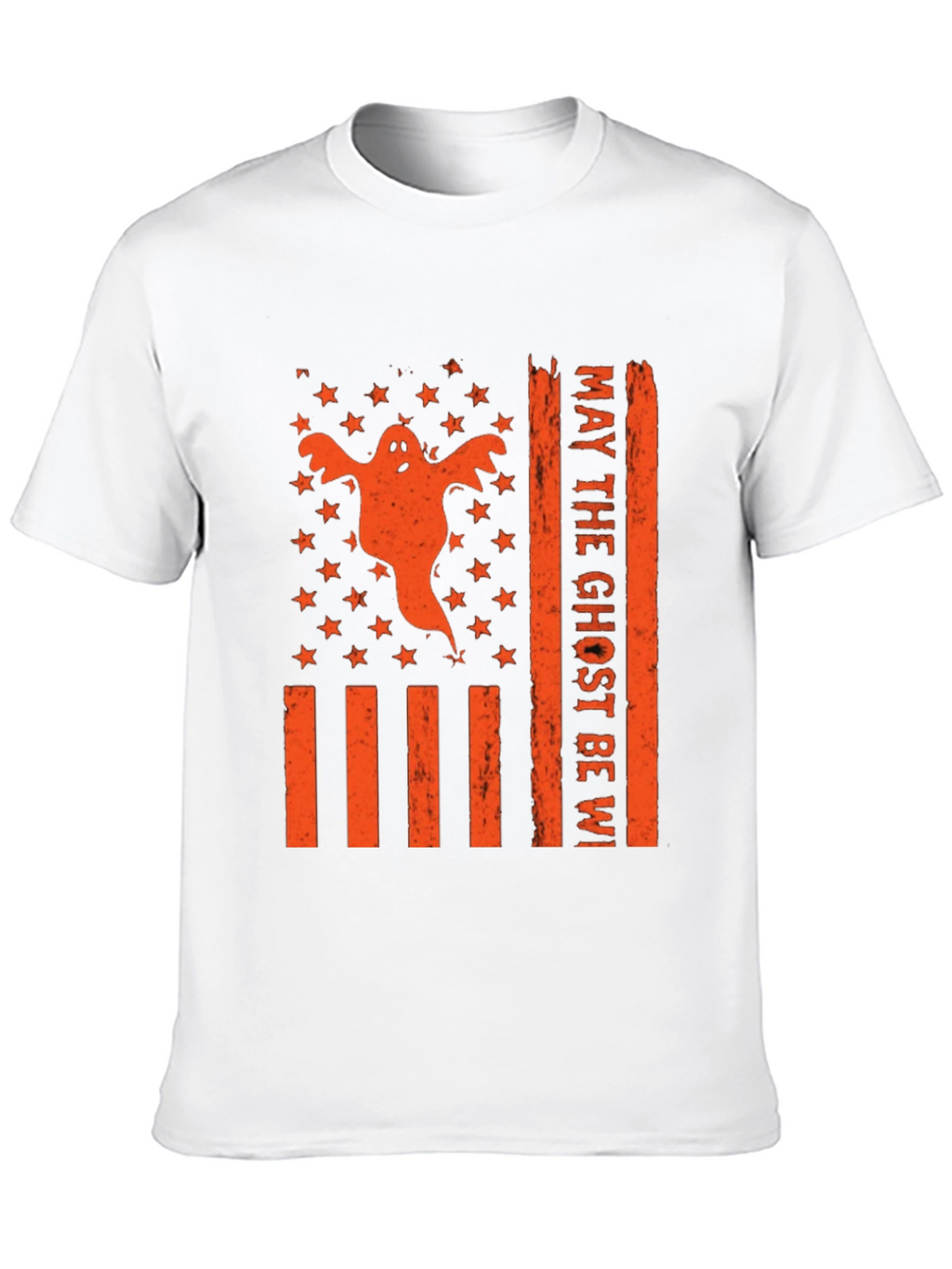 Halloween Ghost Flag T-Shirt
