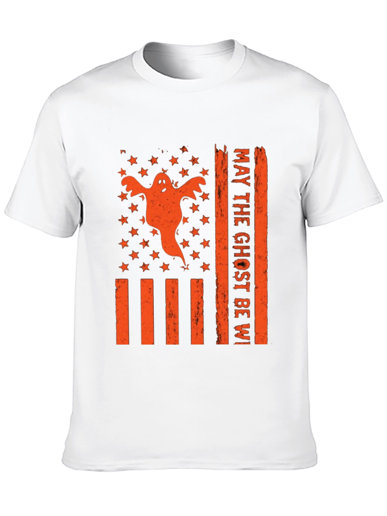 Halloween Ghost Flag T-Shirt