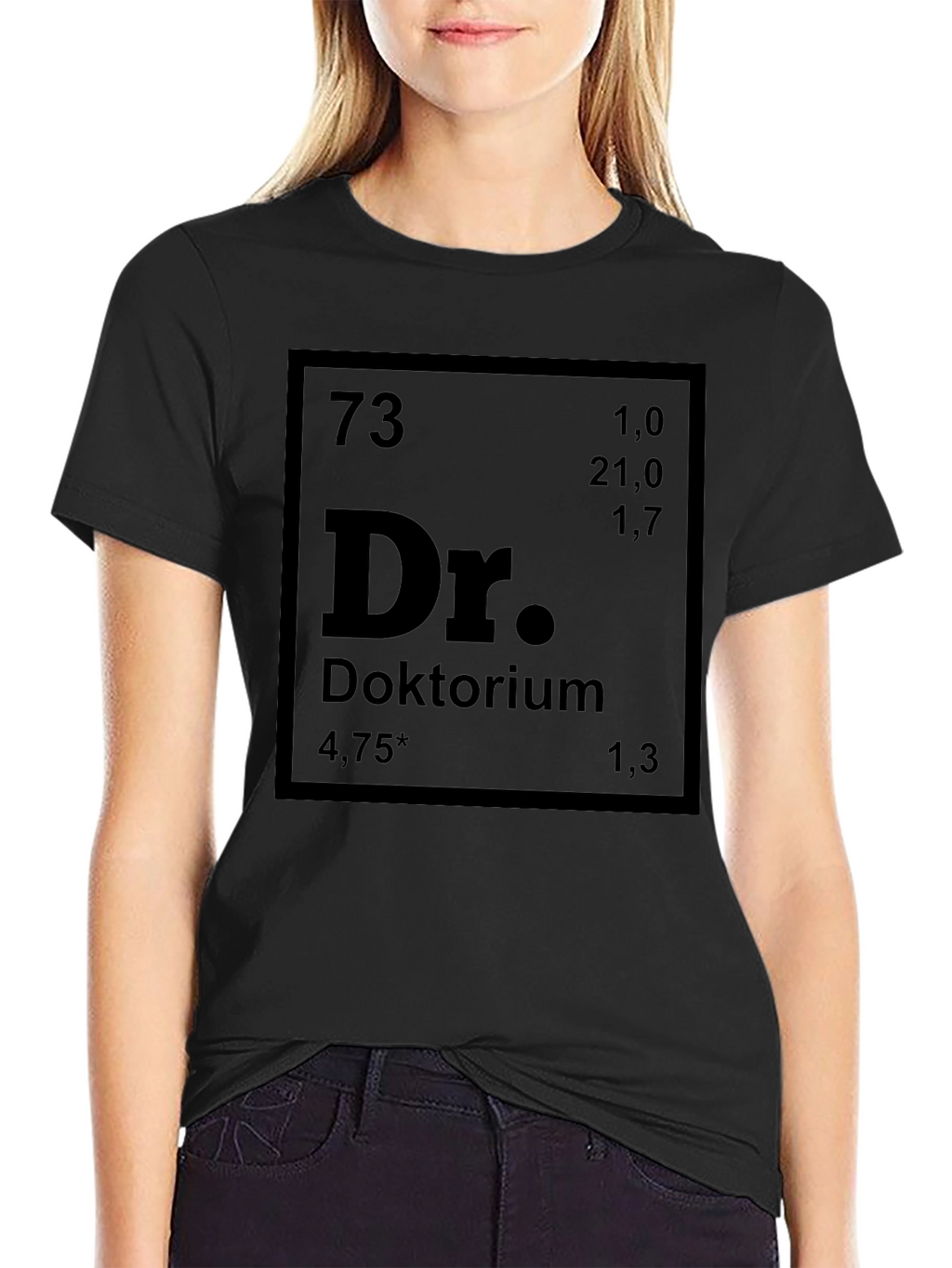 Periodic Table Doktorium Black T-Shirt
