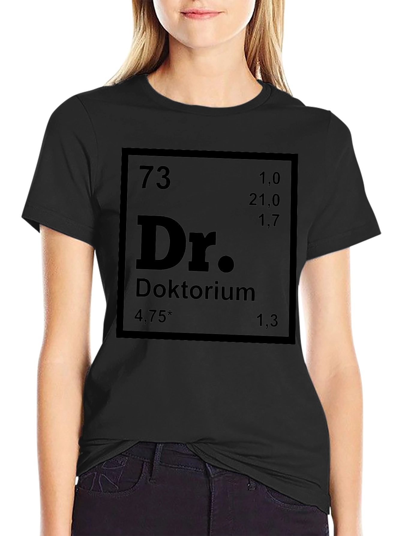 Periodic Table Doktorium Black T-Shirt