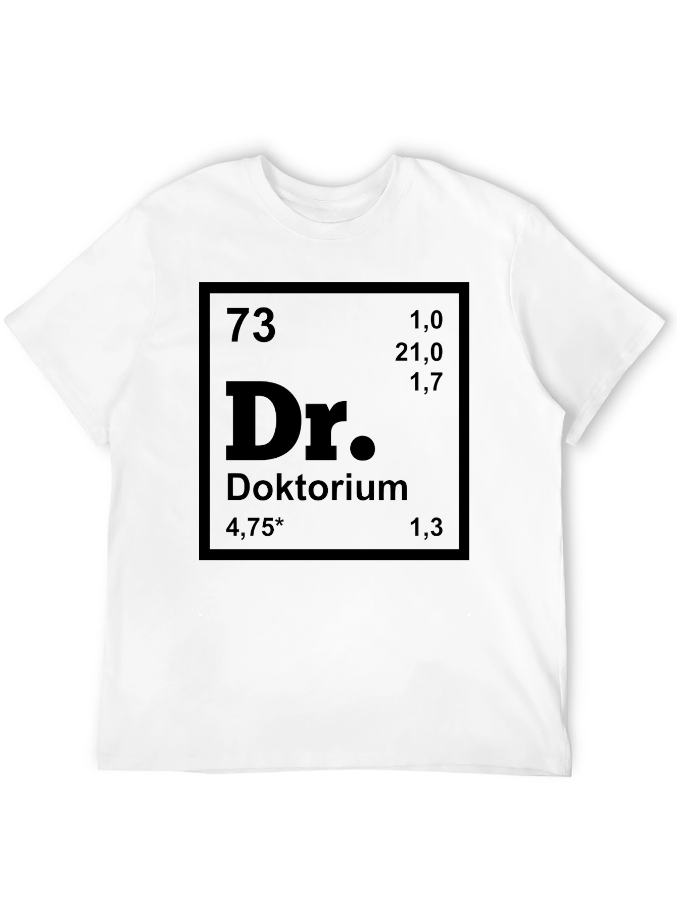 Periodic Table Doktorium Black T-Shirt