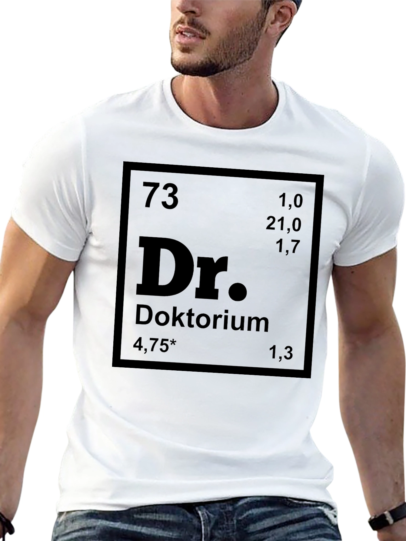 Periodic Table Doktorium Black T-Shirt