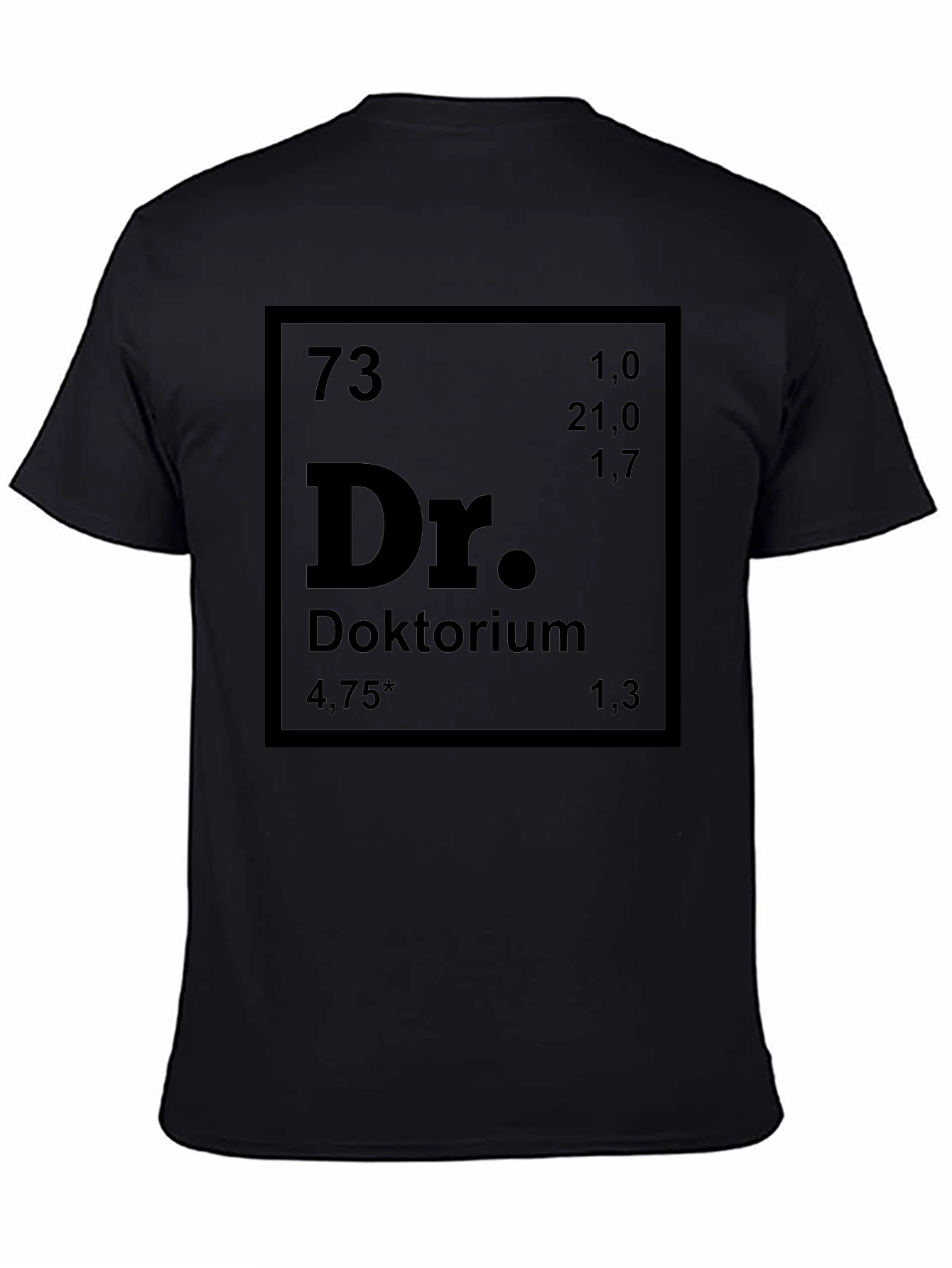 Periodic Table Doktorium Black T-Shirt