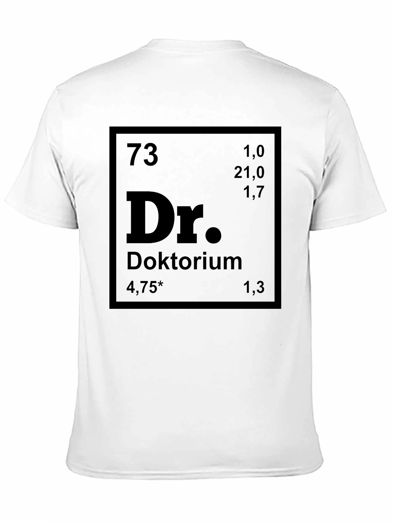 Periodic Table Doktorium Black T-Shirt