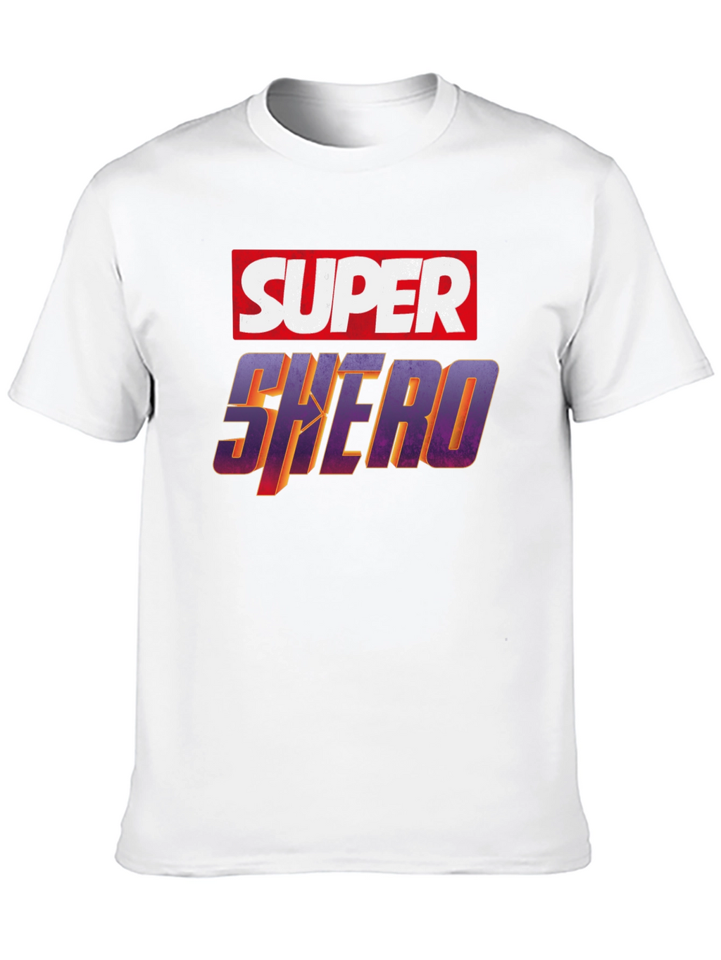 Super Shero Graphic Tee - Black Unisex T-Shirt