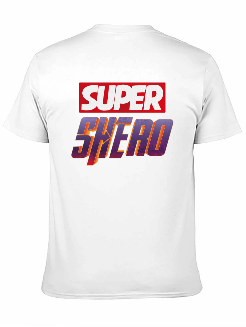 Super Shero Graphic Tee - Black Unisex T-Shirt